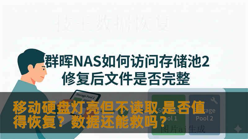 移动硬盘灯亮但不读取 是否值得恢复？数据还能救吗？