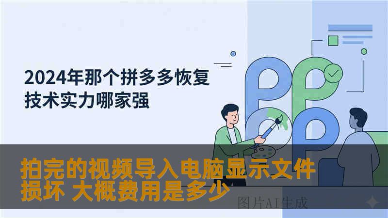 拍完的视频导入电脑显示文件损坏 大概费用是多少