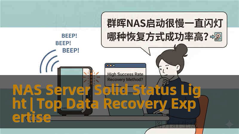 NAS Server Solid Status Light | Top Data Recovery Expertise