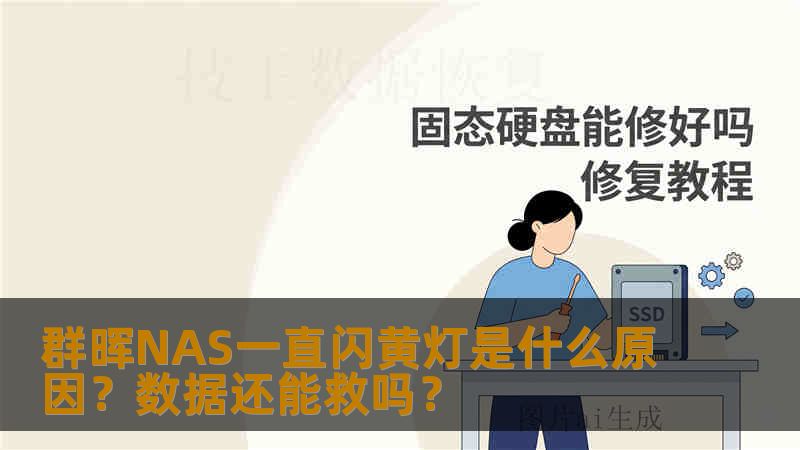 群晖NAS一直闪黄灯是什么原因？数据还能救吗？