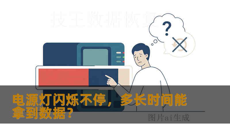 电源灯闪烁不停，多长时间能拿到数据？