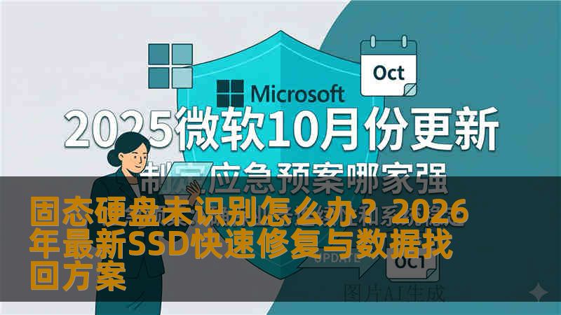 固态硬盘未识别怎么办？2026年最新SSD快速修复与数据找回方案