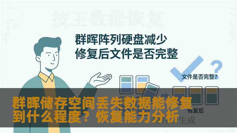 群晖储存空间丢失数据能修复到什么程度?恢复能力分析 群晖储存空间丢失数据能修复到什么程度?恢复能力分析