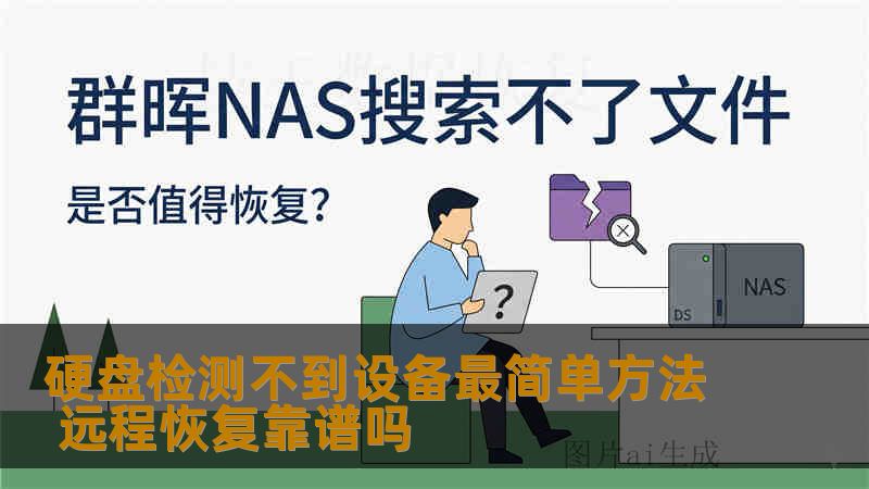 硬盘检测不到设备最简单方法 远程恢复靠谱吗