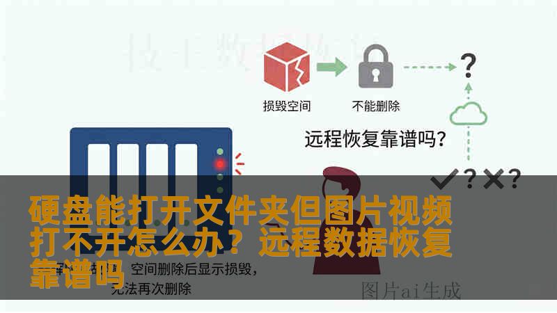 硬盘能打开文件夹但图片视频打不开怎么办?远程数据恢复靠谱吗 硬盘能打开文件夹但图片视频打不开怎么办?远程数据恢复靠谱吗