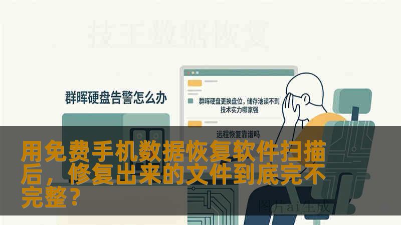 用免费手机数据恢复软件扫描后,修复出来的文件到底完不完整? 用免费手机数据恢复软件扫描后,修复出来的文件到底完不完整?