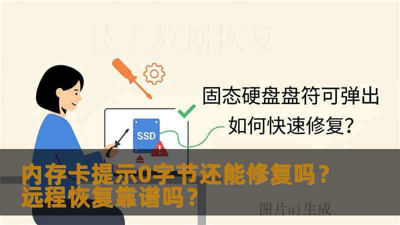 内存卡提示0字节还能修复吗？远程恢复靠谱吗？