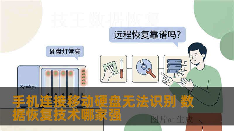 手机连接移动硬盘无法识别 数据恢复技术哪家强