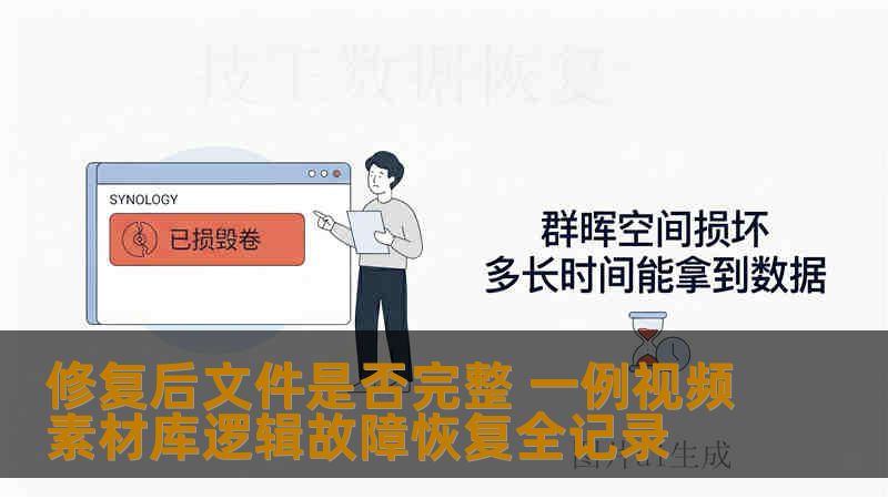 修复后文件是否完整 一例视频素材库逻辑故障恢复全记录