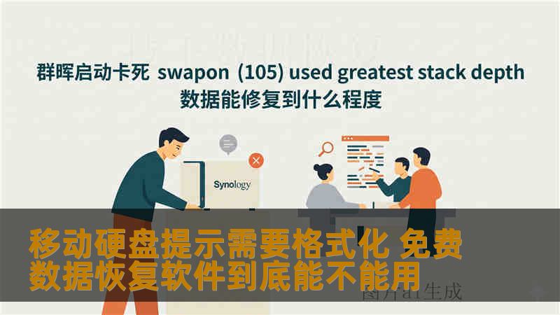 移动硬盘提示需要格式化 免费数据恢复软件到底能不能用