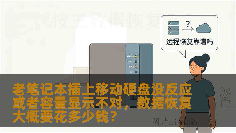 老笔记本插上移动硬盘没反应或者容量显示不对,数据恢复大概要花多少钱? 老笔记本插上移动硬盘没反应或者容量显示不对,数据恢复大概要花多少钱?