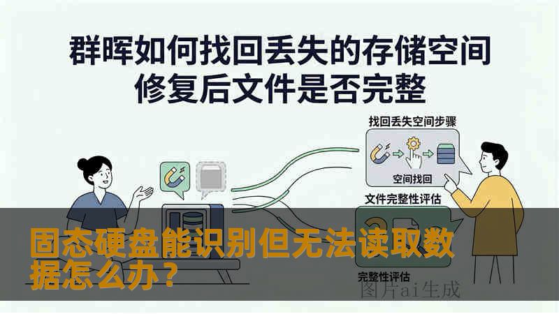固态硬盘能识别但无法读取数据怎么办？