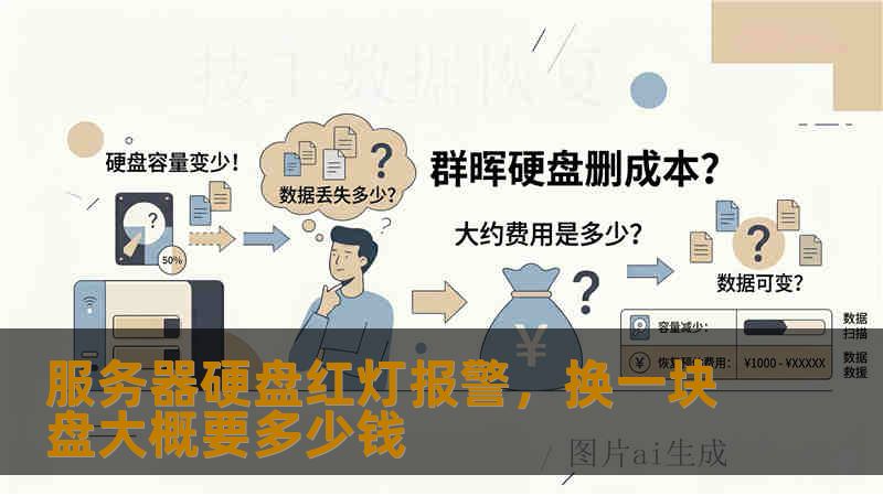 服务器硬盘红灯报警，换一块盘大概要多少钱