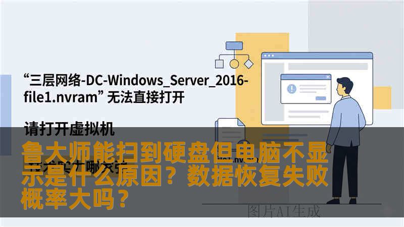 鲁大师能扫到硬盘但电脑不显示是什么原因?数据恢复失败概率大吗? 鲁大师能扫到硬盘但电脑不显示是什么原因?数据恢复失败概率大吗?