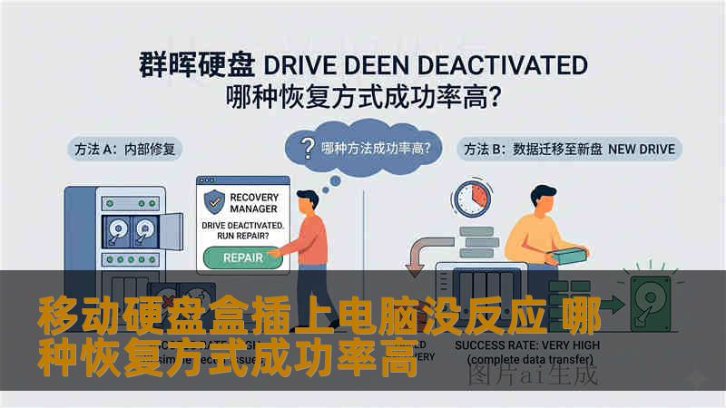 移动硬盘盒插上电脑没反应 哪种恢复方式成功率高 移动硬盘盒插上电脑没反应 哪种恢复方式成功率高