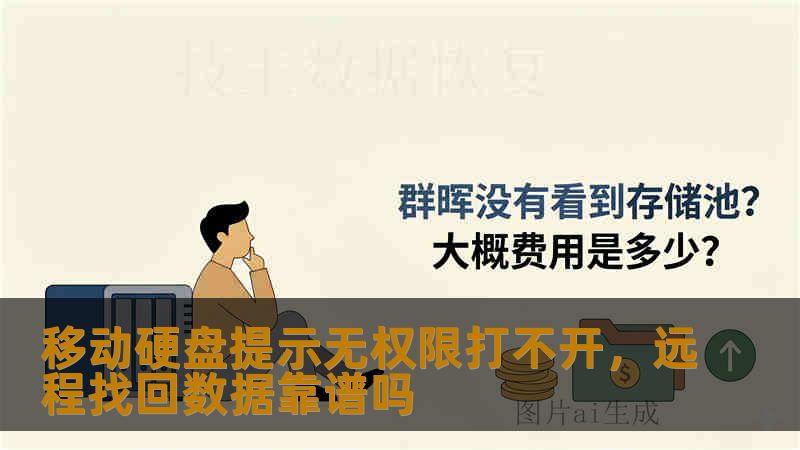移动硬盘提示无权限打不开，远程找回数据靠谱吗