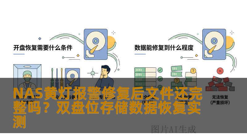 NAS黄灯报警修复后文件还完整吗？双盘位存储数据恢复实测