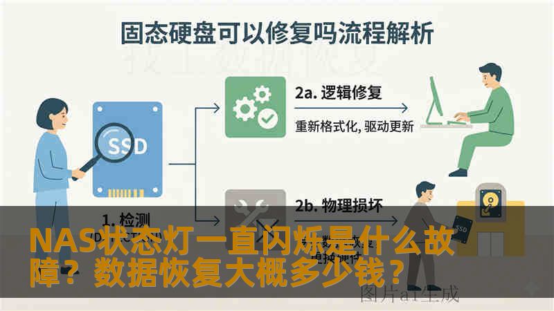 NAS状态灯一直闪烁是什么故障？数据恢复大概多少钱？