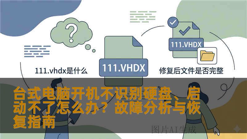台式电脑开机不识别硬盘、启动不了怎么办？故障分析与恢复指南