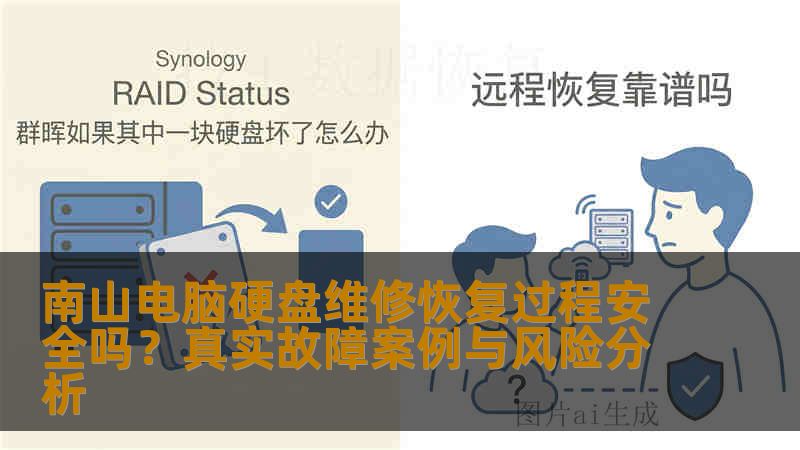 南山电脑硬盘维修恢复过程安全吗？真实故障案例与风险分析