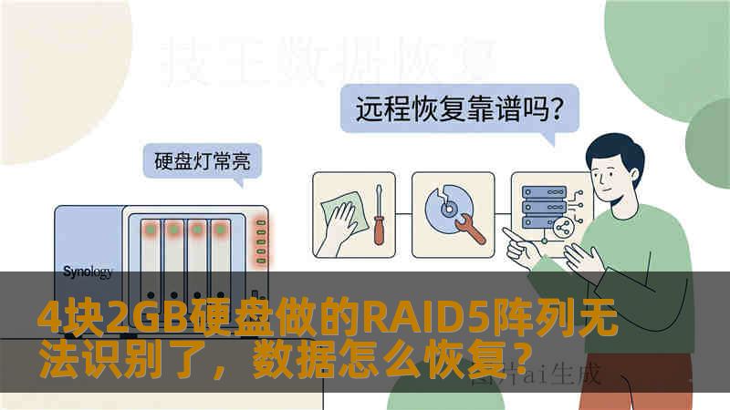 4块2GB硬盘做的RAID5阵列无法识别了，数据怎么恢复？