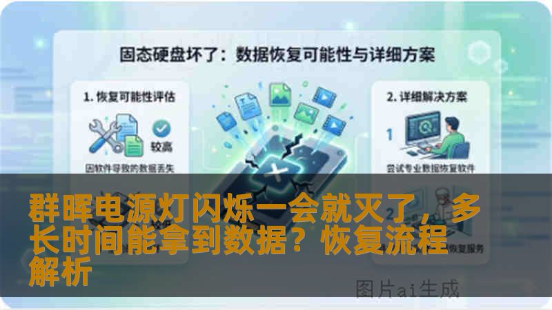 群晖电源灯闪烁一会就灭了，多长时间能拿到数据？恢复流程解析