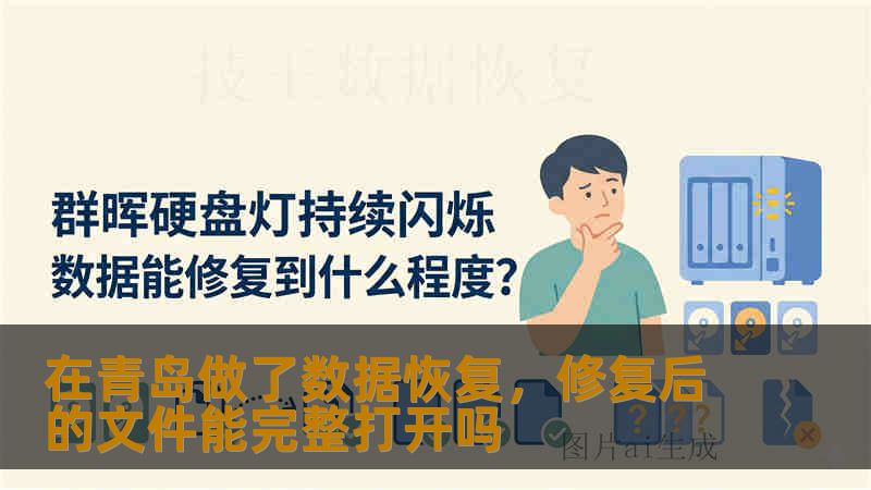 在青岛做了数据恢复，修复后的文件能完整打开吗