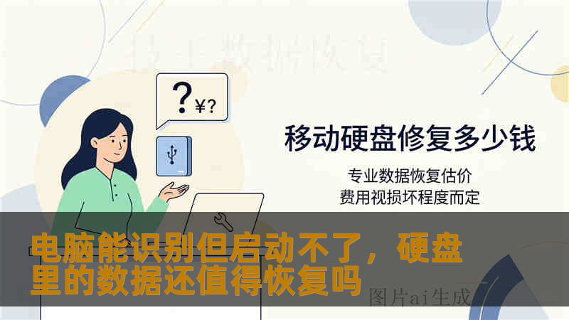 电脑能识别但启动不了，硬盘里的数据还值得恢复吗
