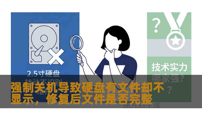 强制关机导致硬盘有文件却不显示,修复后文件是否完整 强制关机导致硬盘有文件却不显示,修复后文件是否完整