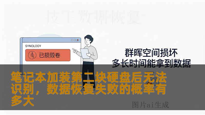 笔记本加装第二块硬盘后无法识别，数据恢复失败的概率有多大