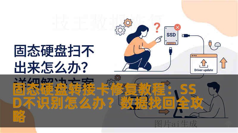 固态硬盘转接卡修复教程：SSD不识别怎么办？数据找回全攻略