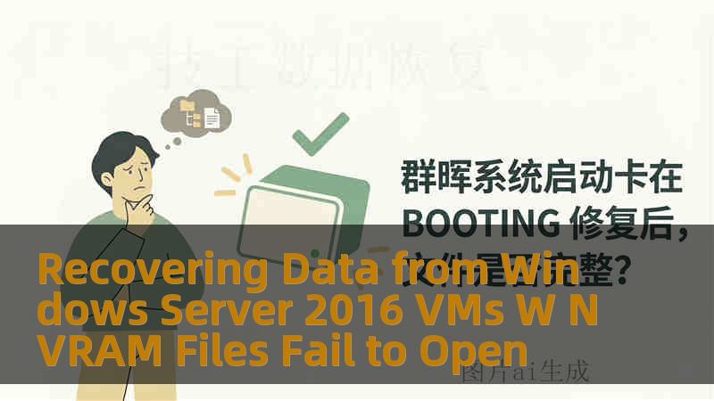 Recovering Data from Windows Server 2016 VMs W NVRAM Files Fail to Open