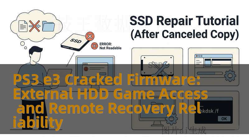 PS3 e3 Cracked Firmware: External HDD Game Access and Remote Recovery Reliability