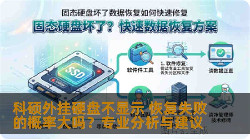 科硕外挂硬盘不显示 恢复失败的概率大吗？专业分析与建议