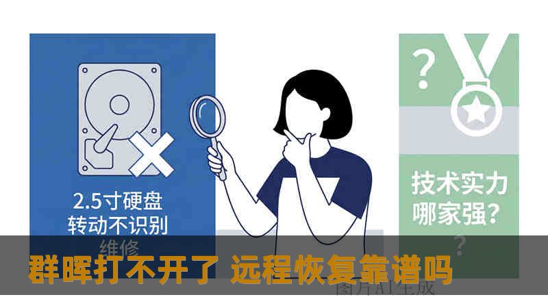 群晖打不开了 远程恢复靠谱吗