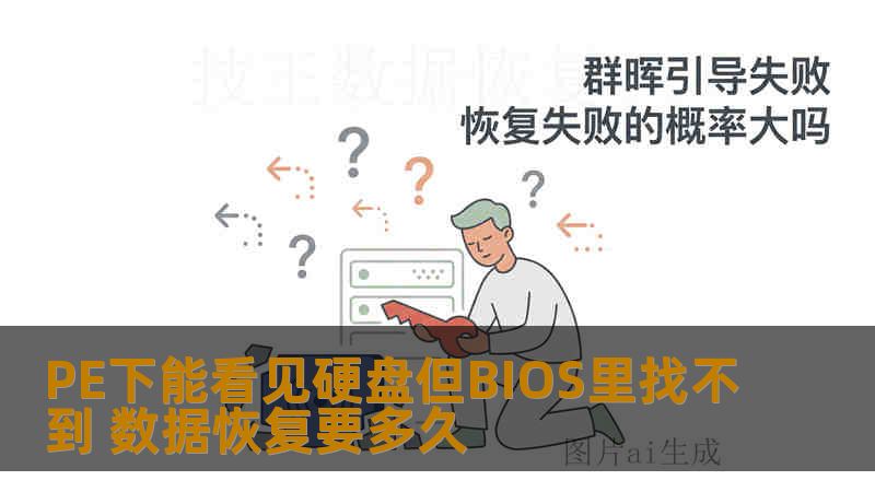 PE下能看见硬盘但BIOS里找不到 数据恢复要多久 PE下能看见硬盘但BIOS里找不到 数据恢复要多久
