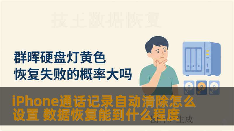 iPhone通话记录自动清除怎么设置 数据恢复能到什么程度