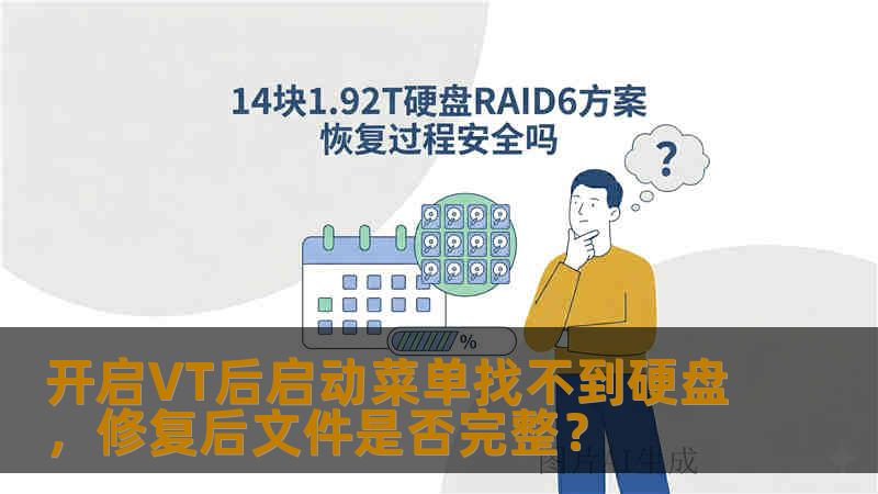 开启VT后启动菜单找不到硬盘，修复后文件是否完整？