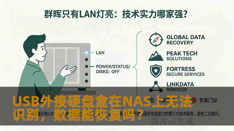 USB外接硬盘盒在NAS上无法识别，数据能恢复吗？