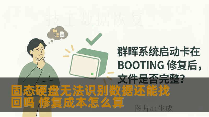 固态硬盘无法识别数据还能找回吗 修复成本怎么算