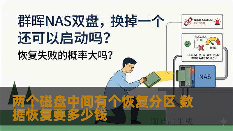 两个磁盘中间有个恢复分区 数据恢复要多少钱
