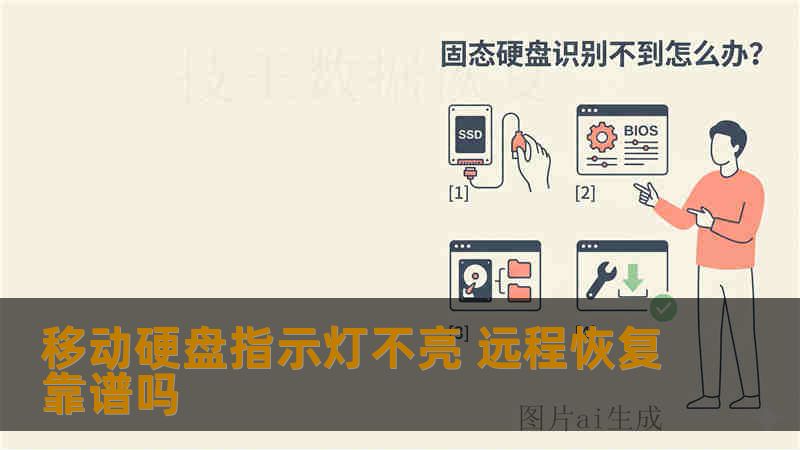 移动硬盘指示灯不亮 远程恢复靠谱吗