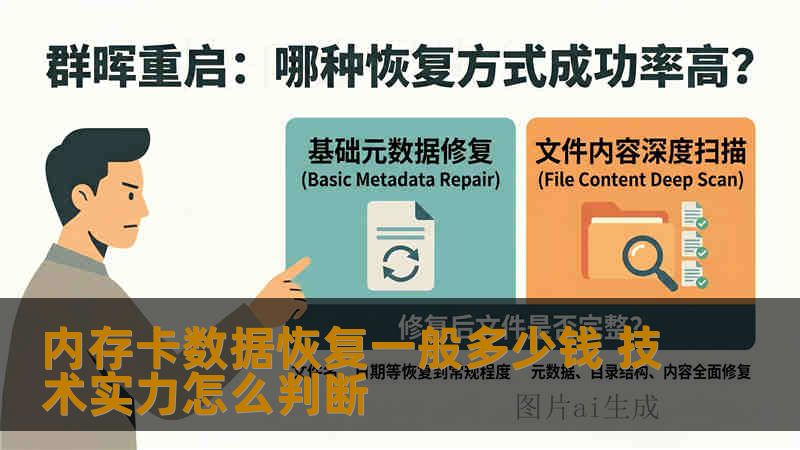内存卡数据恢复一般多少钱 技术实力怎么判断
