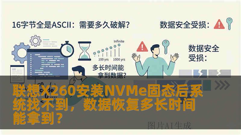 联想X260安装NVMe固态后系统找不到，数据恢复多长时间能拿到？