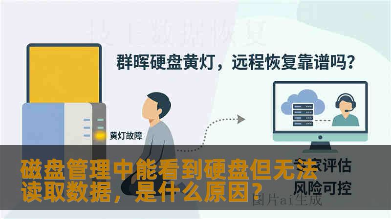 磁盘管理中能看到硬盘但无法读取数据，是什么原因？