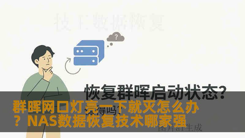 群晖网口灯亮一下就灭怎么办？NAS数据恢复技术哪家强