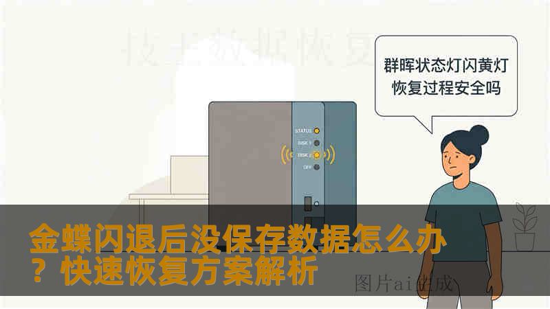 金蝶闪退后没保存数据怎么办？快速恢复方案解析