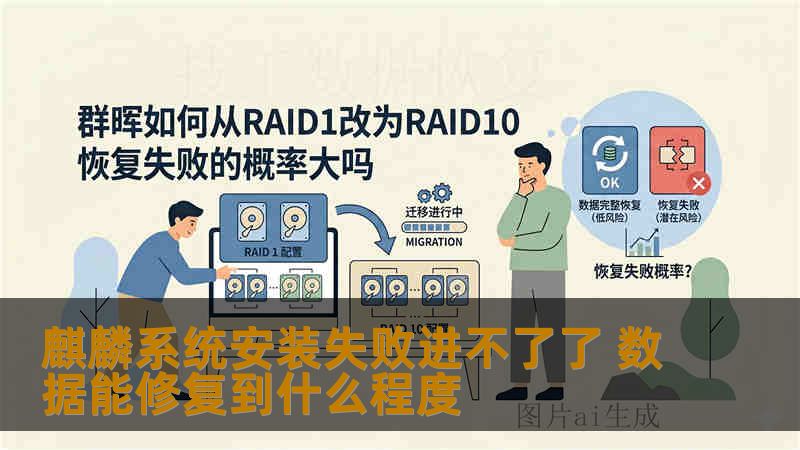 麒麟系统安装失败进不了了 数据能修复到什么程度