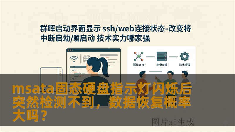 msata固态硬盘指示灯闪烁后突然检测不到，数据恢复概率大吗？
