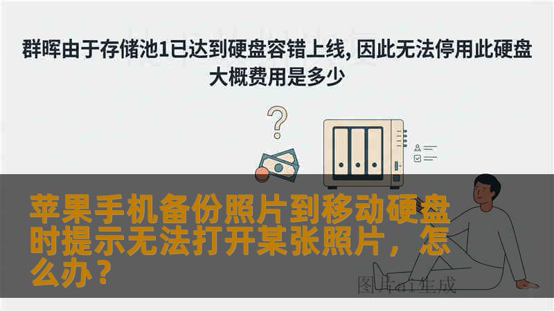 苹果手机备份照片到移动硬盘时提示无法打开某张照片，怎么办？